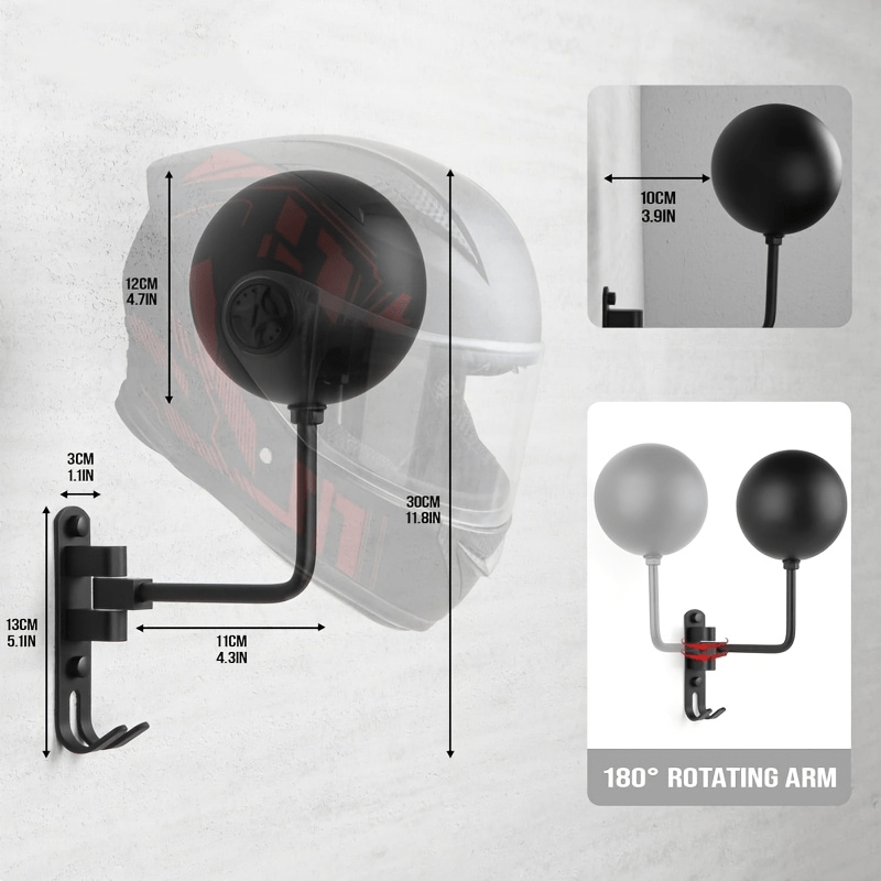 180° Swivel Wall Mount Bike He - Cycling Gear Wall Storage avaliação e preço