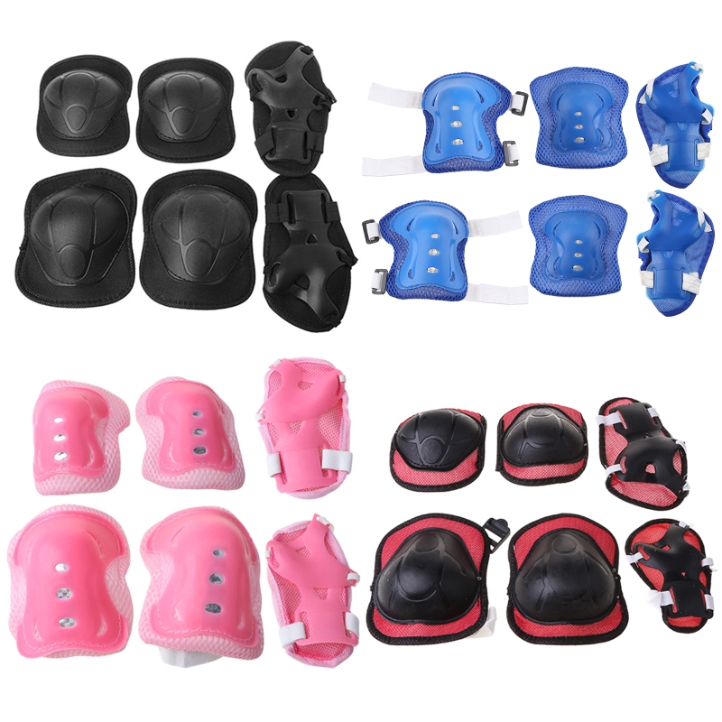 6Pcs Kids Protective Gear Set  - Cycling Protective Gear Kids avaliação e preço