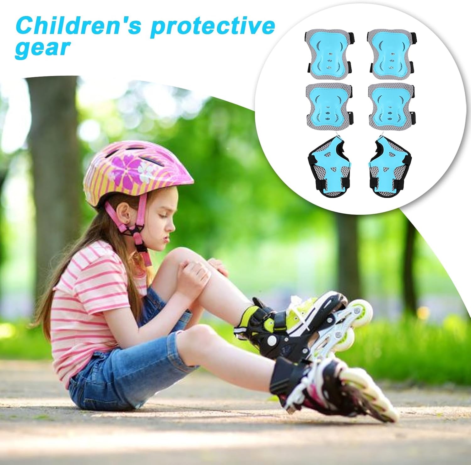 Kids Knee Pads Elbow Pads Age  - Cycling Protective Gear Kids avaliação e preço