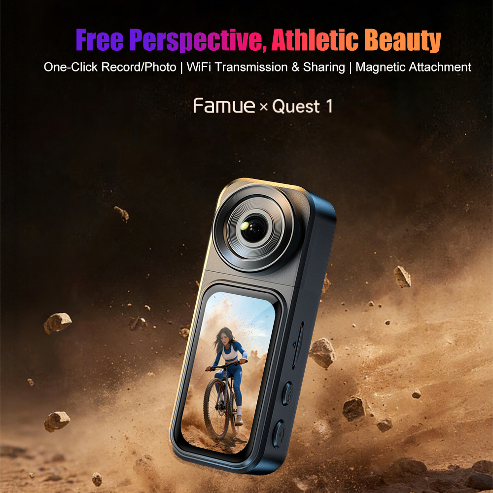 Famue Quest 1 Action Camera  r - Cycling Gear Outfit avaliação e preço