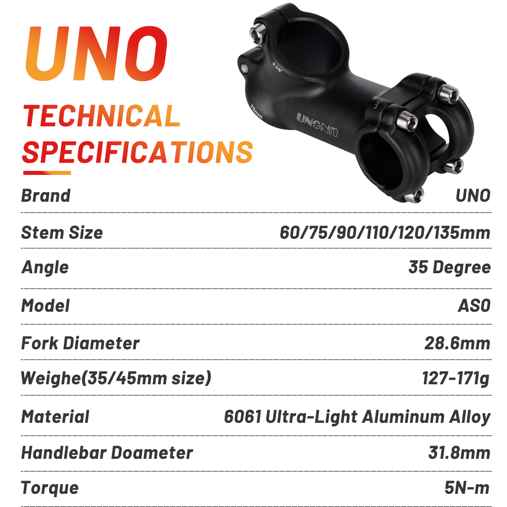 UNO Aluminum Alloy Bike Stem R - Bike Stem Riser avaliação e preço