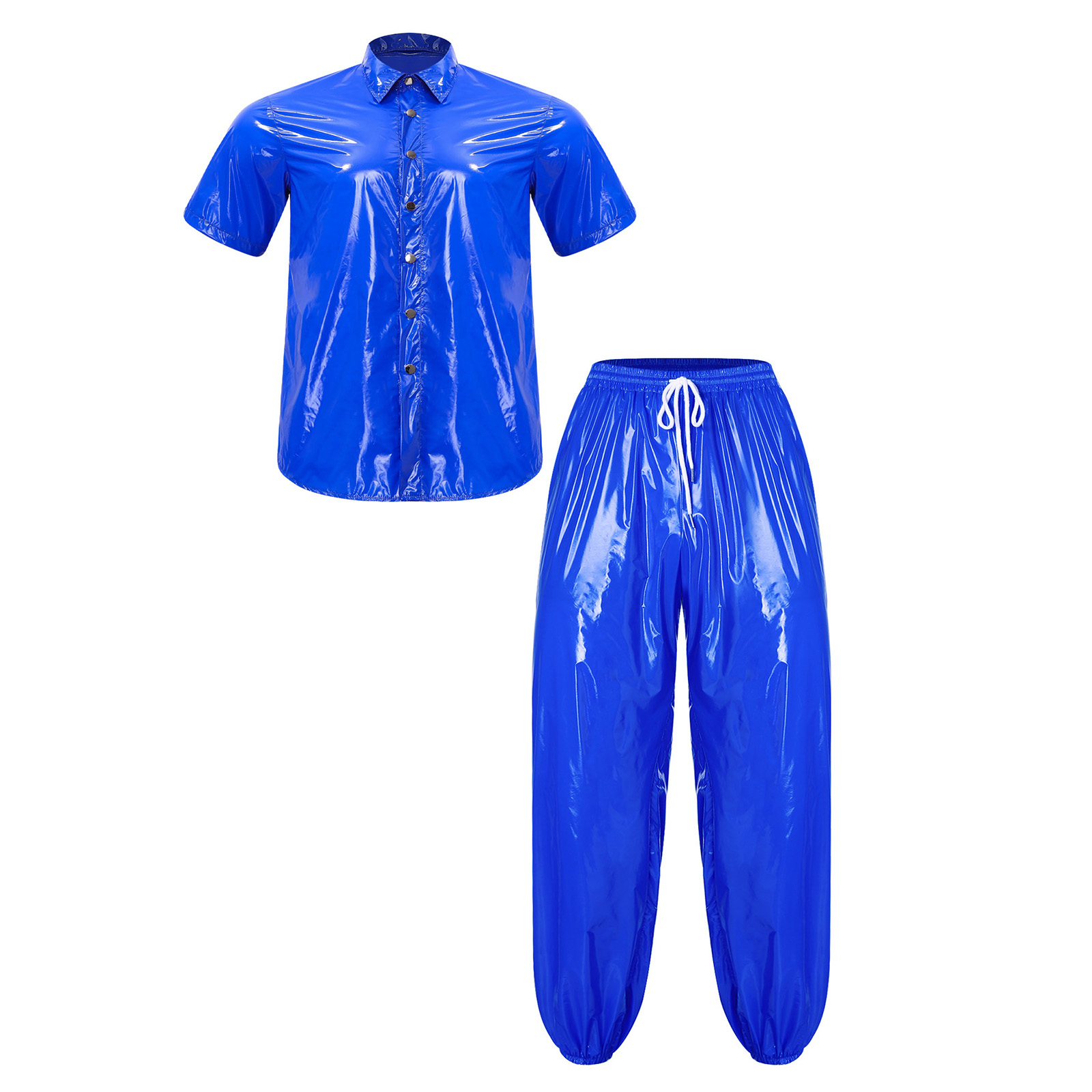 Men Glossy Waterproof Shirt Pa - Cycling Gear Rain avaliação e preço