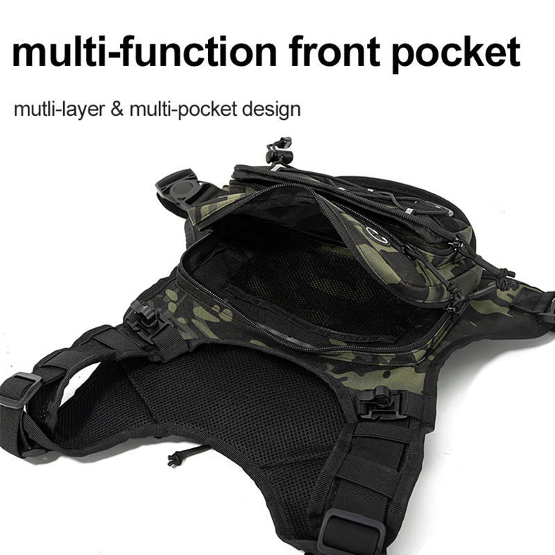 Tactical Bag Front Chest Rig V - Reflective Cycling Vest avaliação e preço