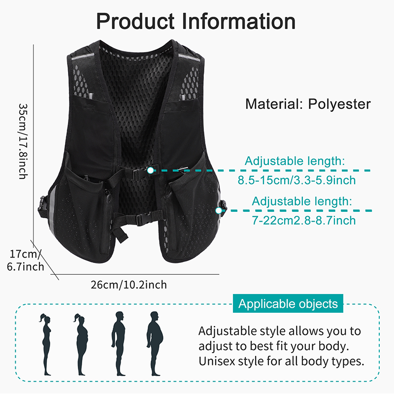 TINYAT Reflective Multi-functi - Reflective Cycling Vest avaliação e preço