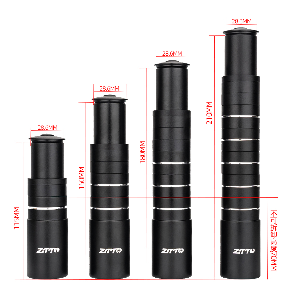 ZTTO Bicycle Fork Stem Height  - Bike Stem Riser avaliação e preço