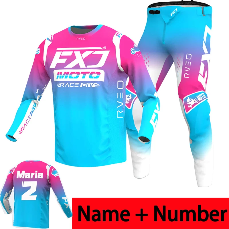NEW 2025 FXJ pink enduro motoc - Cycling Gear Pants avaliação e preço