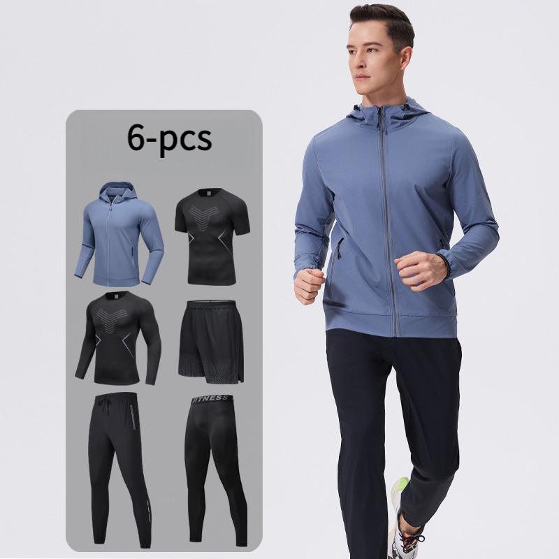 Men's 6-Piece Sportswear Set w - Cycling Gear Outfit avaliação e preço